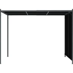 vidaXL - Pergola - Antraciet - Staal