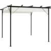 vidaXL - Pergola - Crème - Staal