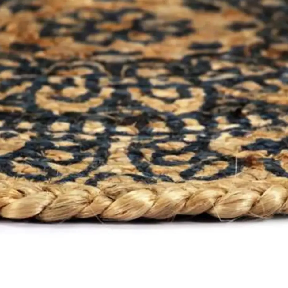 vidaXL - Placemat - Blauw - Jute - 4 stuks