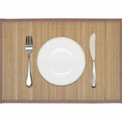 vidaXL - Placemat - Bruin - Bamboe