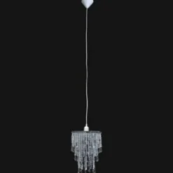 vidaXL - Plafondlamp - Transparent - Staal - 22.5 x 30.5 cm