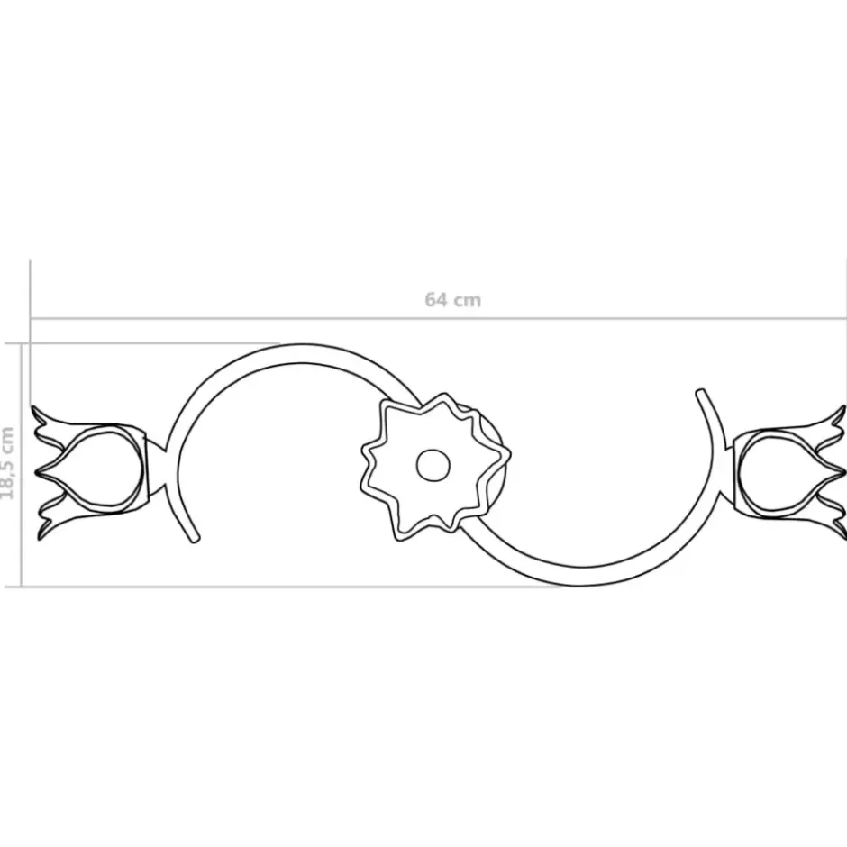 vidaXL - Plafondlamp - Transparent - Glas
