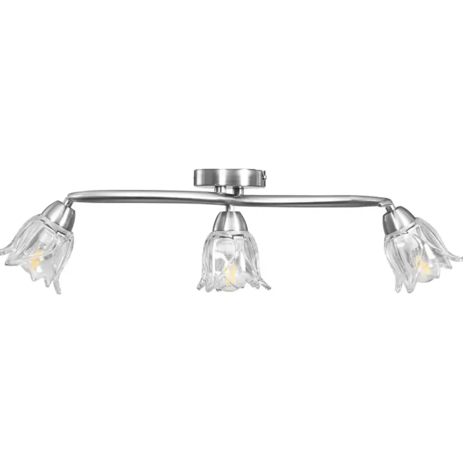 vidaXL - Plafondlamp - Transparent - Glas