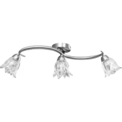 vidaXL - Plafondlamp - Transparent - Glas