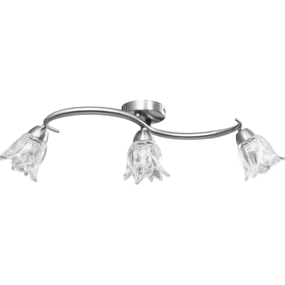 vidaXL - Plafondlamp - Transparent - Glas
