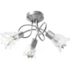 vidaXL - Plafondlamp - Transparent - Glas