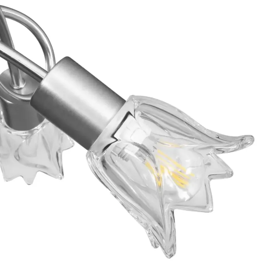 vidaXL - Plafondlamp - Transparent - Glas