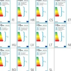 vidaXL - Plafondlamp - Transparent - Staal - 36.5 x 46 cm