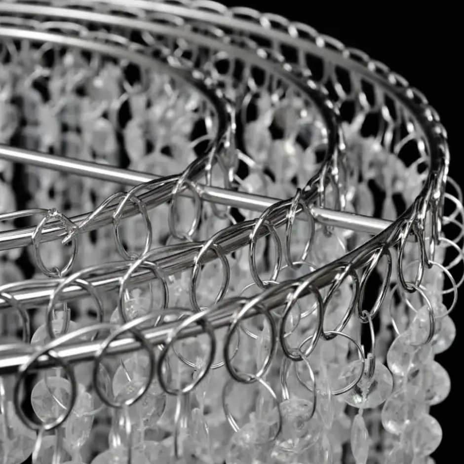 vidaXL - Plafondlamp - Transparent - Staal - 26 x 70 cm