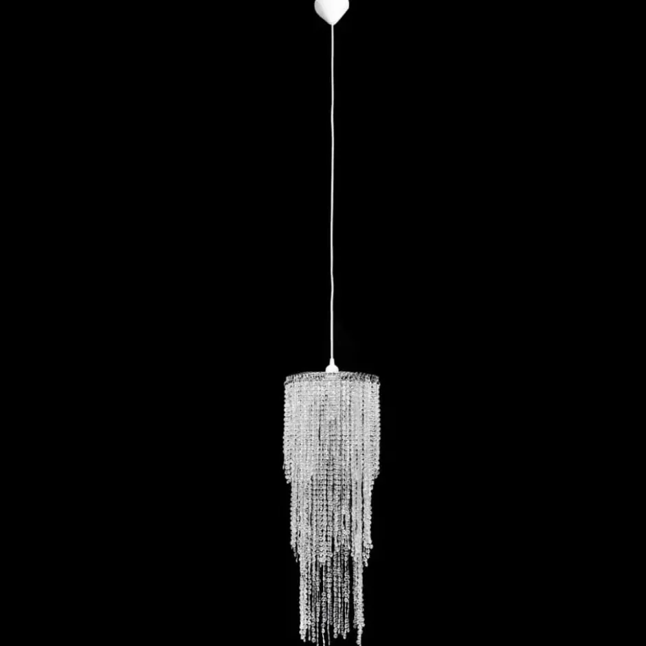 vidaXL - Plafondlamp - Transparent - Staal - 26 x 70 cm