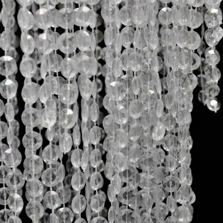 vidaXL - Plafondlamp - Transparent - Staal - 26 x 70 cm