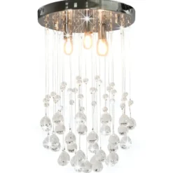 vidaXL - Plafondlamp - Zilver - Metaal