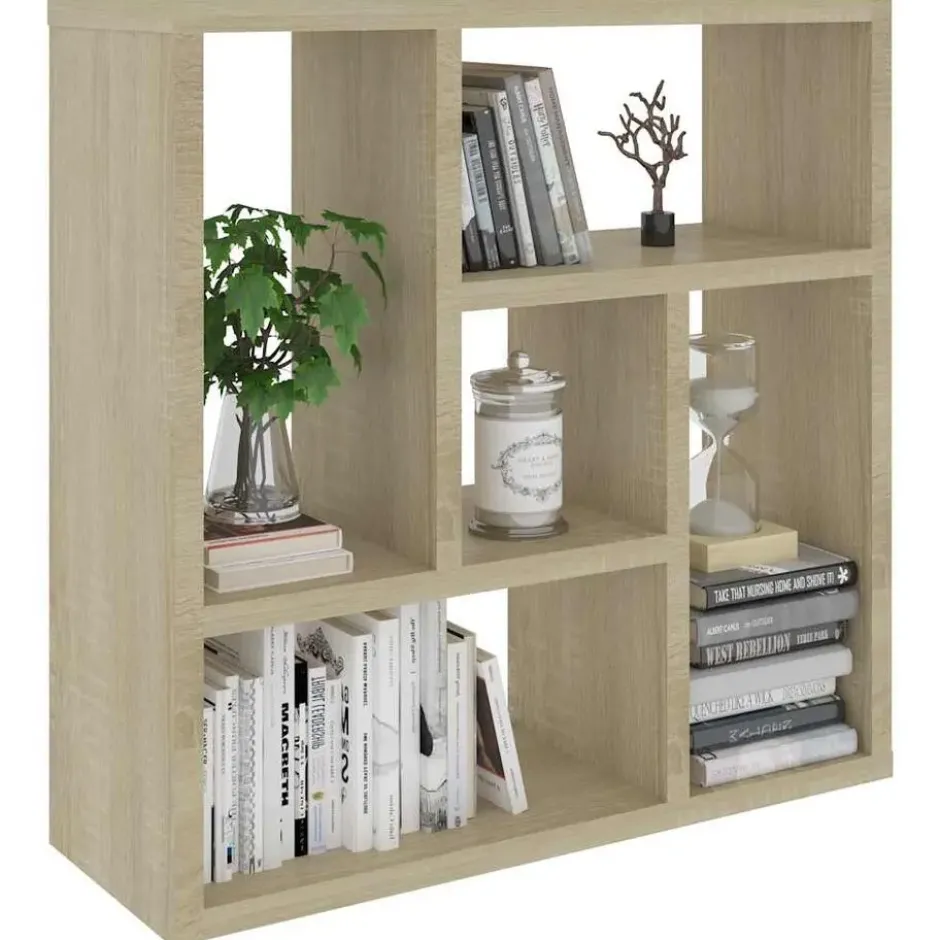 vidaXL - Plank - Bruin - Bewerkt hout
