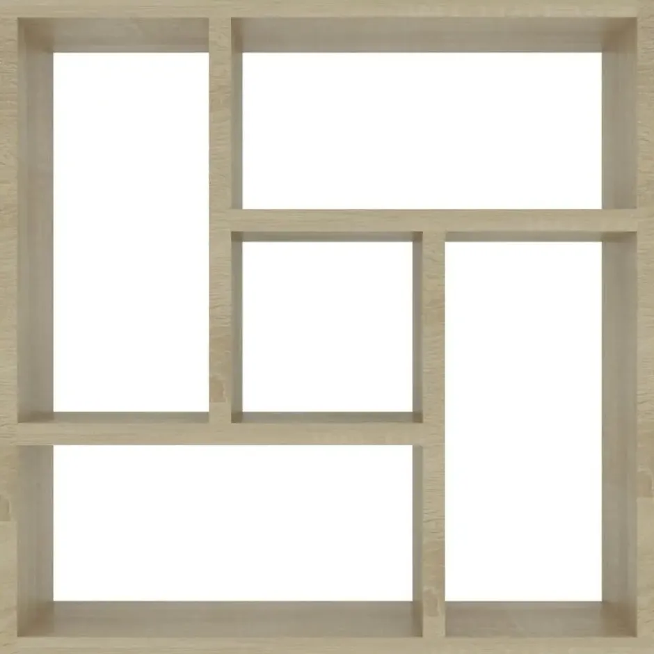 vidaXL - Plank - Bruin - Bewerkt hout