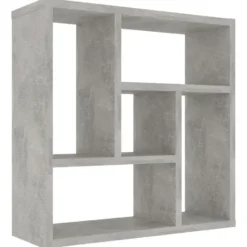 vidaXL - Plank - Grijs - Bewerkt hout