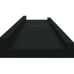 vidaXL - Plank - Zwart - MDF