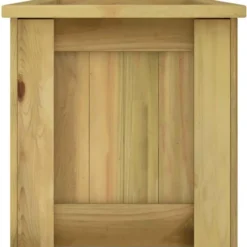 vidaXL - Plantenbak - Bruin - Grenenhout