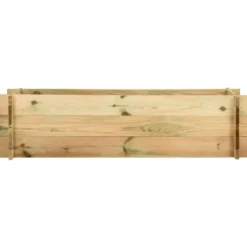 vidaXL - Plantenbak - Bruin - Grenenhout - 120 cm