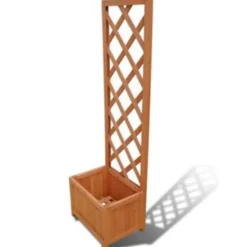 vidaXL - Plantenbak - Bruin - Hout - 40 x 30 x 135 cm