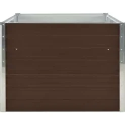 vidaXL - Plantenbak - Bruin - Metaal - 160 x 80 x 45 cm