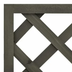 vidaXL - Plantenbak - Grijs - Hout