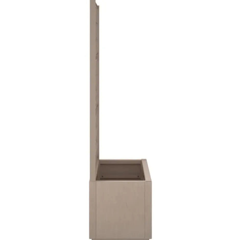 vidaXL - Plantenbak met latwerk 80x36x140 cm polypropeen lichtbruin bloempot
