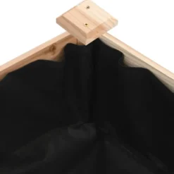 vidaXL - Plantenbak verhoogd met voering - 120x45x25 cm massief vurenhout