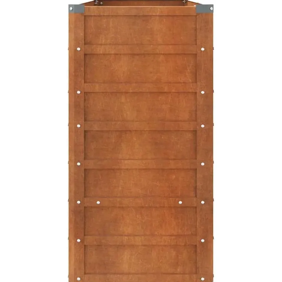 vidaXL - Plantenbak verhoogd 160x40x77 cm cortenstaal roestig