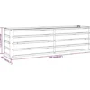vidaXL - Plantenbak verhoogd 160x40x45 cm cortenstaal roestig