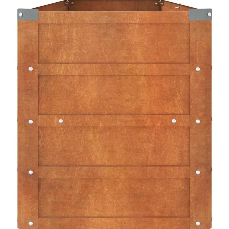 vidaXL - Plantenbak verhoogd 160x40x45 cm cortenstaal roestig