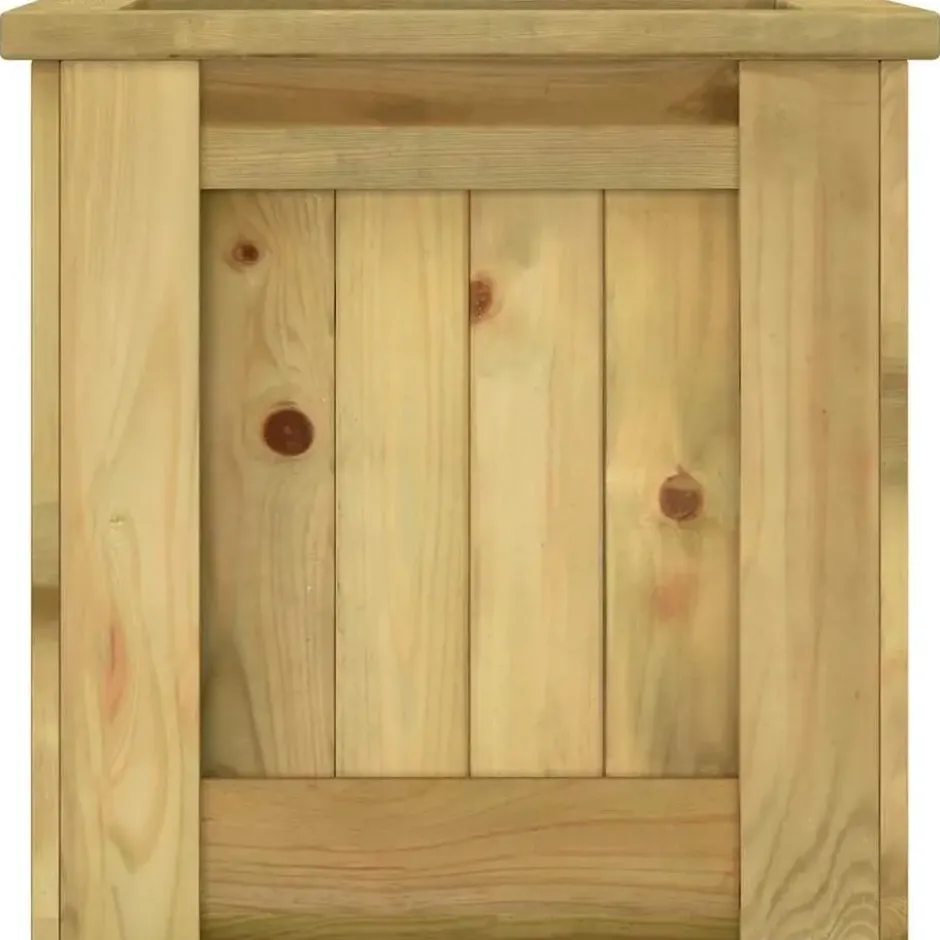 VIDAXL Plantenbak verhoogd 100x50x50 cm geïmpregneerd grenenhout