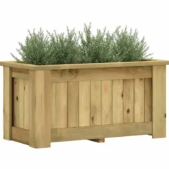 VIDAXL Plantenbak verhoogd 100x50x50 cm geïmpregneerd grenenhout