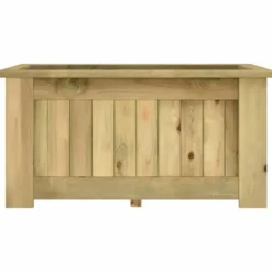 VIDAXL Plantenbak verhoogd 100x50x50 cm geïmpregneerd grenenhout