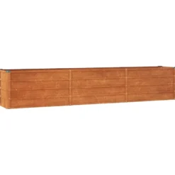vidaXL - Plantenbak Verhoogd 240x40x45 cm cortenstaal roestig