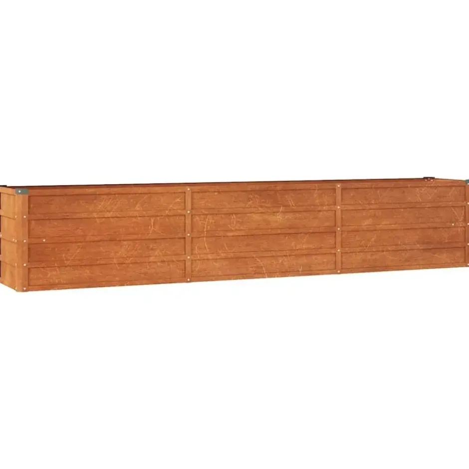 vidaXL - Plantenbak Verhoogd 240x40x45 cm cortenstaal roestig