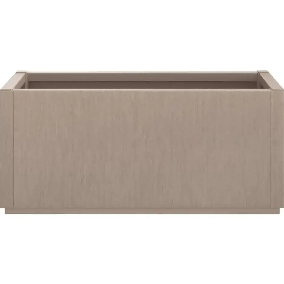 vidaXL - Plantenbak 80x36x35 cm polypropeen lichtbruin bloempot buitenpot