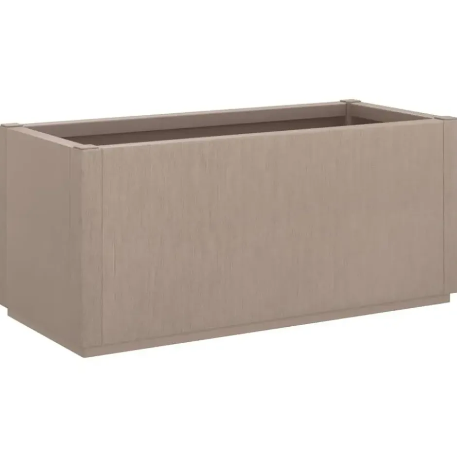 vidaXL - Plantenbak 80x36x35 cm polypropeen lichtbruin bloempot buitenpot