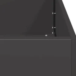 vidaXL - Plantenbak Zwart 120x40x40 cm Koudgewalst Staal