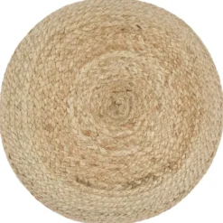 vidaXL - Poef - Bruin - Jute - 45 x 30 cm