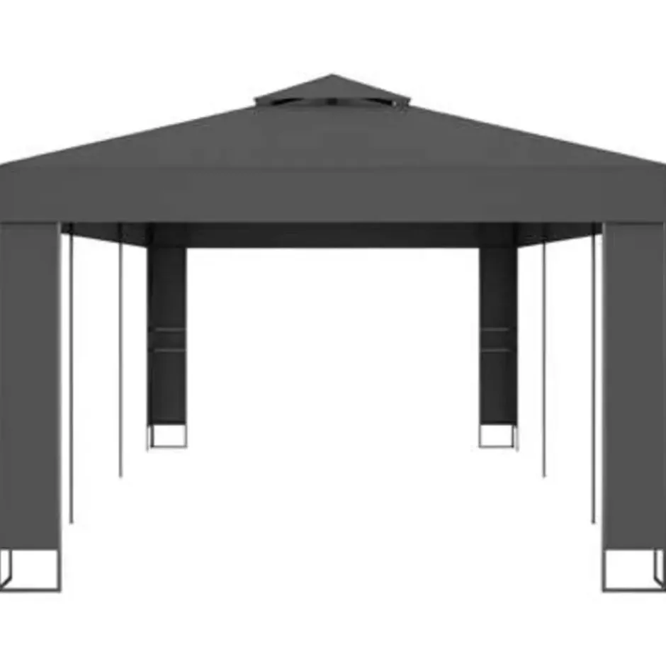 vidaXL - Prieel - Antraciet - Stof - 3 x 6 m