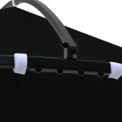 VIDAXL Prieel rond 300x290 cm antraciet