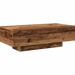 vidaXL - Rechthoekige Salontafel - Oud hout - Bewerkt hout - 100x49.5x31 cm