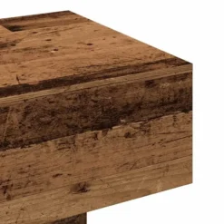 vidaXL - Rechthoekige Salontafel - Oud hout - Bewerkt hout - 100x49.5x31 cm