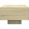 vidaXL - Rechthoekige Salontafel - Sonoma eiken - Bewerkt hout - 100x49.5 cm