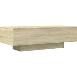 vidaXL - Rechthoekige Salontafel - Sonoma eiken - Bewerkt hout - 100x49.5 cm