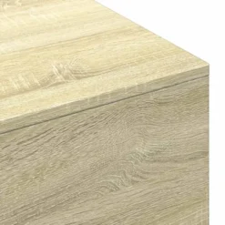 vidaXL - Rechthoekige Salontafel - Sonoma eiken - Bewerkt hout - 100x49.5 cm