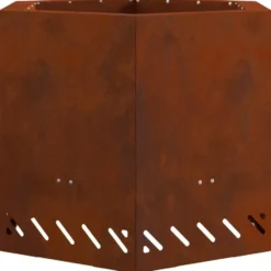 vidaXL - Rookloze Vuurschaal Bruin 58 x 58 x 51 cm Cortenstaal