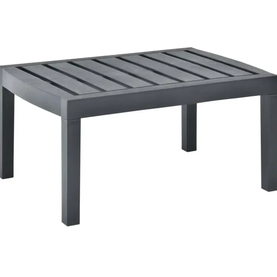 vidaXL - Salontafel - Antraciet - Kunststof