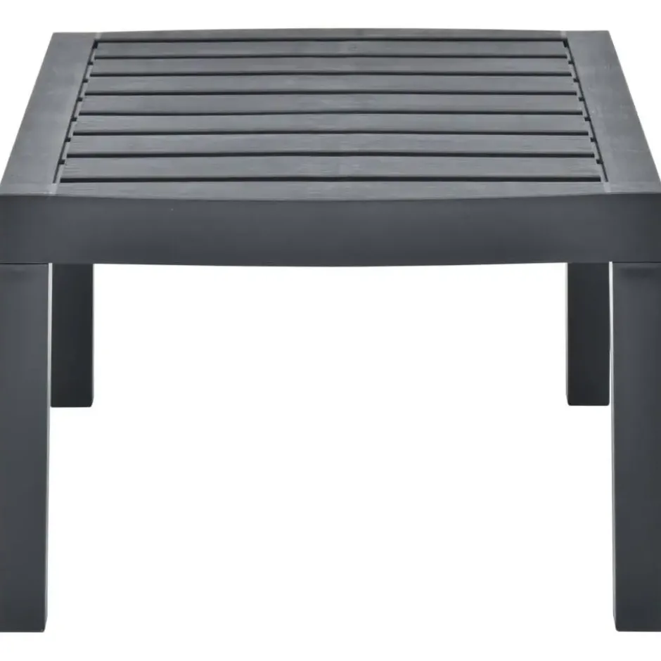 vidaXL - Salontafel - Antraciet - Kunststof