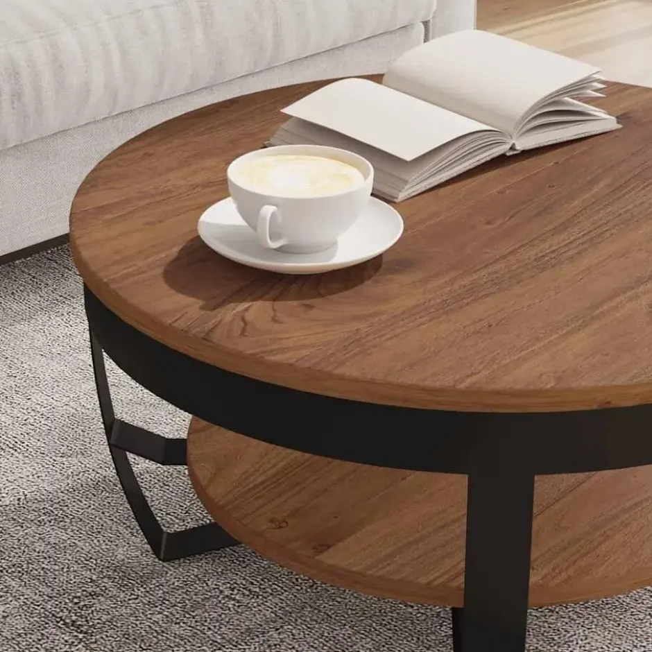 vidaXL - Salontafel - Bruin - Acaciahout